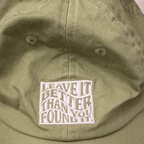 Parks Project Leave It Fern Cap Embroidered Free People Hat 100% Cotton One Size - Picture 2 of 9